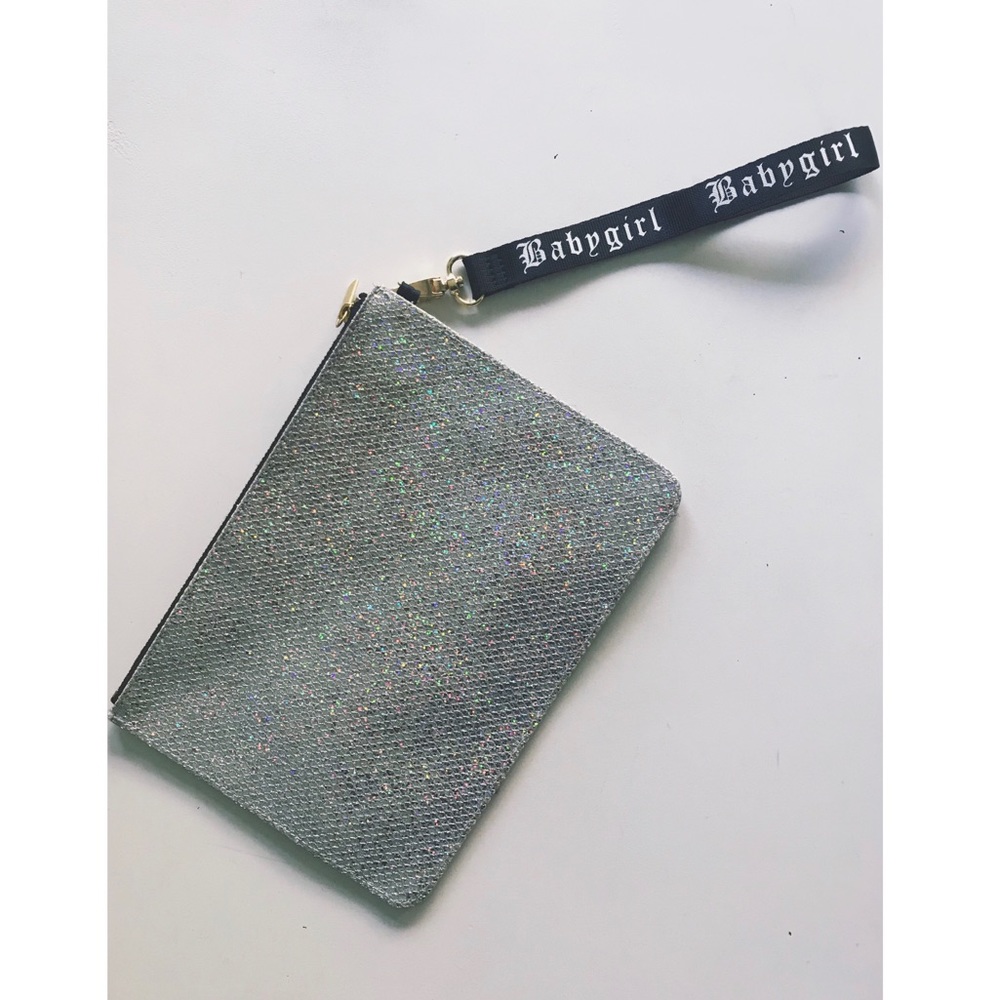 Sparkly Iridescent Wristlet